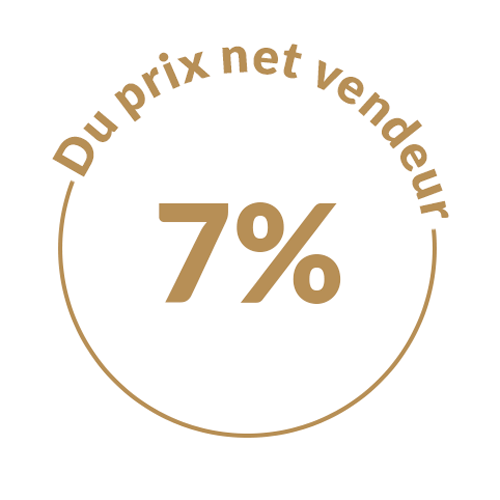 7% prix net vendeur