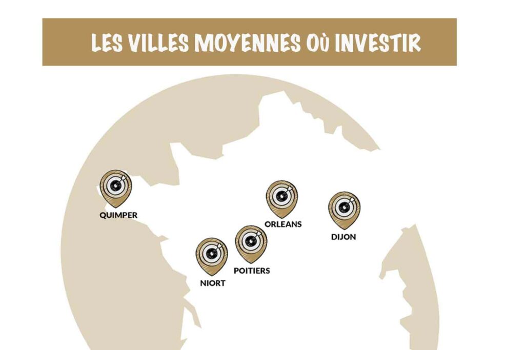villes moyennes où investir en 2025 - illustration