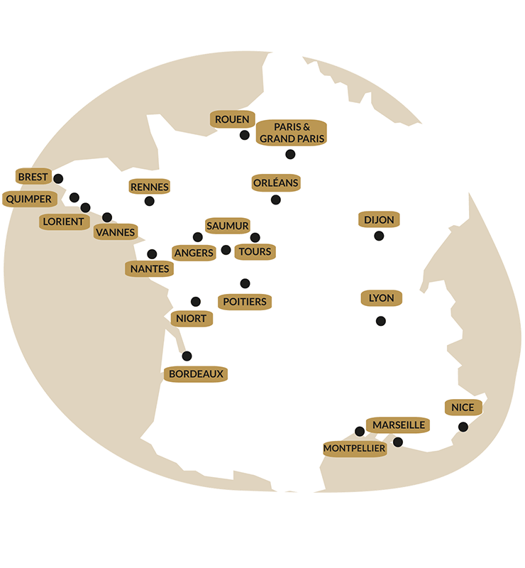 carte france villes