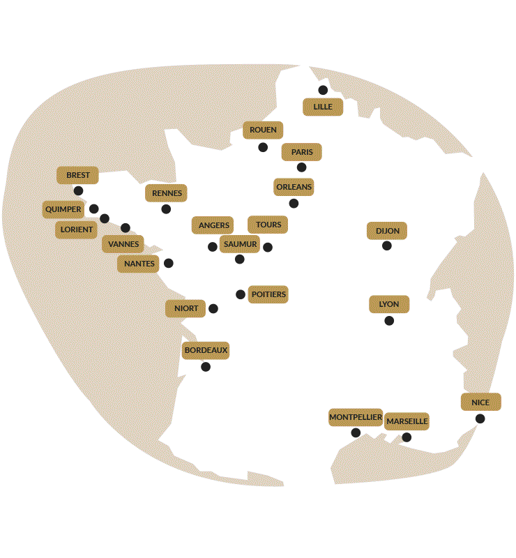 carte france villes Ouiker<br />
