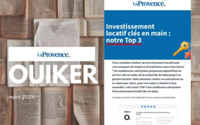 Ouiker – La Provence : TOP3 des meilleures solutions d’investissement locatif clés en main