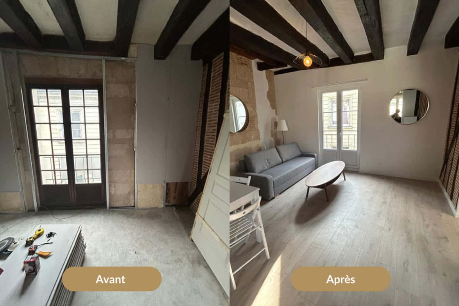 investissement-locatif-orleans-chloe-avant-apres-salon