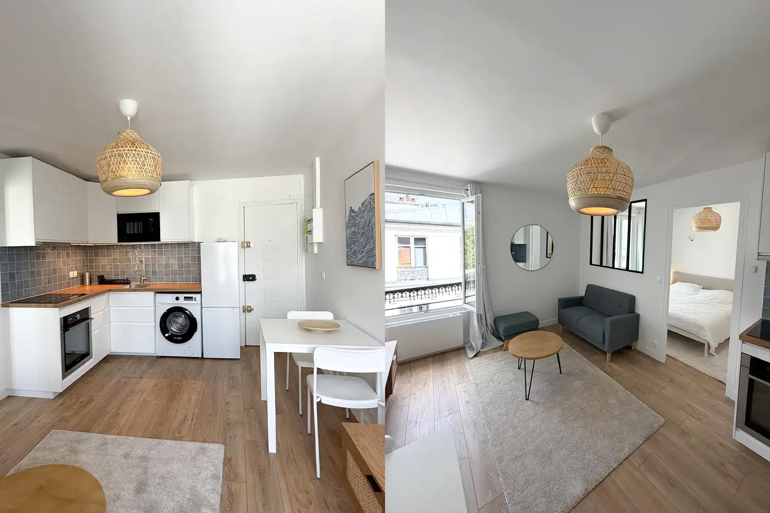 Photo d'une rénovation d'appartement pour un investissement locatif à Paris