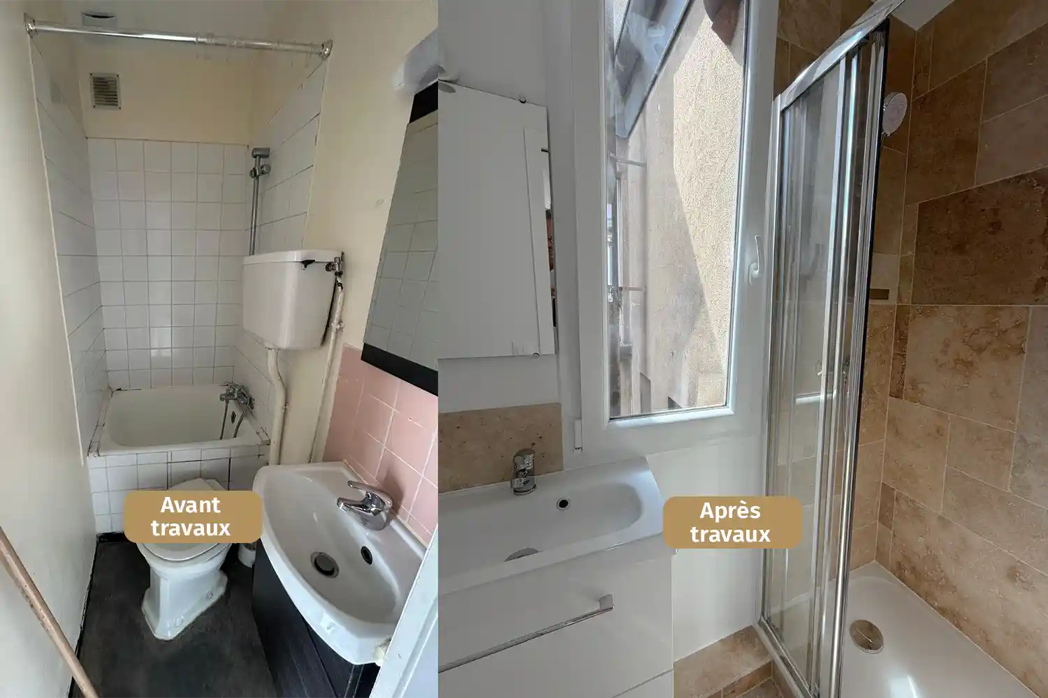 Photo d'une rénovation d'appartement pour un investissement locatif à Paris