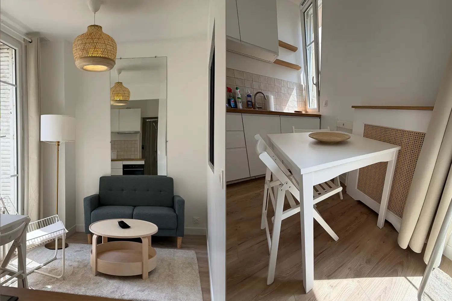 Photo d'un investissement locatif à Paris dans le 14eme arrondissement, après travaux de rénovation